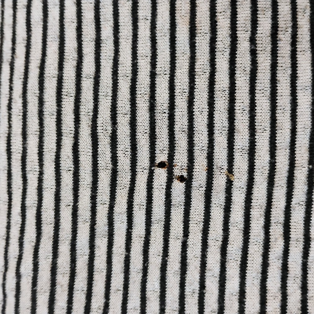 Maurices Women's Size Medium Black/White Patterned Strappy Tank Top Pockets - Picture 4 of 16